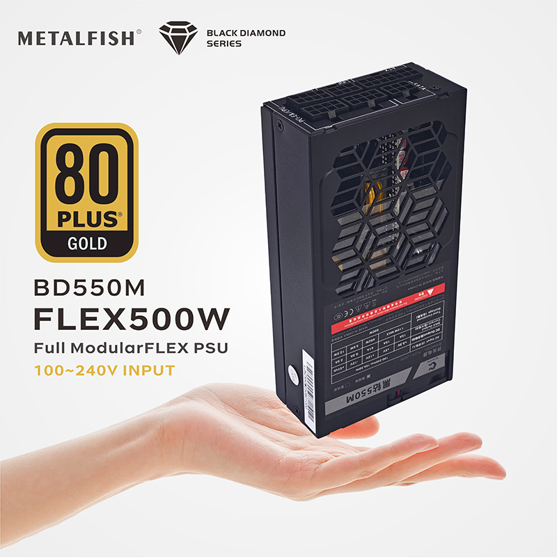 METALFISH Flex 500/600W 80PLUS - Flex Atx Power Supply 600W 1U 评论和价格