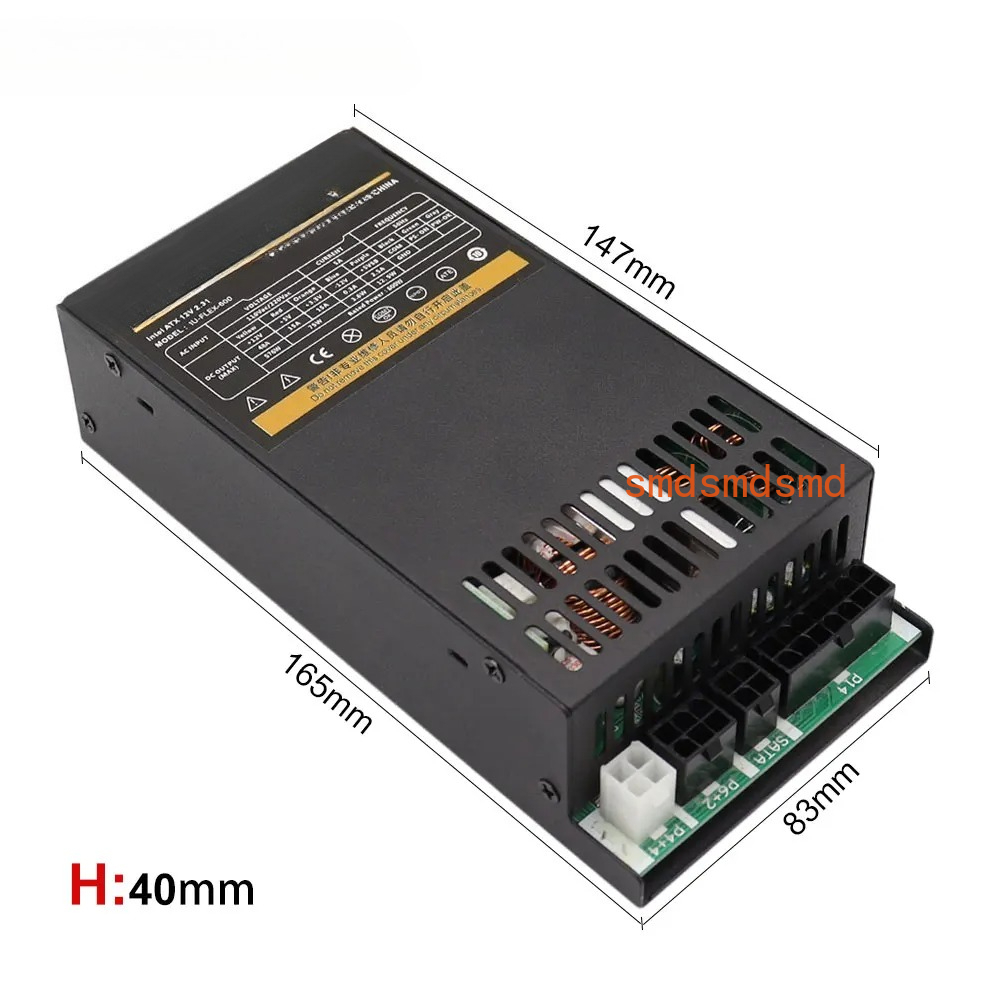 600W Modular Power Supply Smal - Flex Atx Power Supply 600W 1U 评论和价格