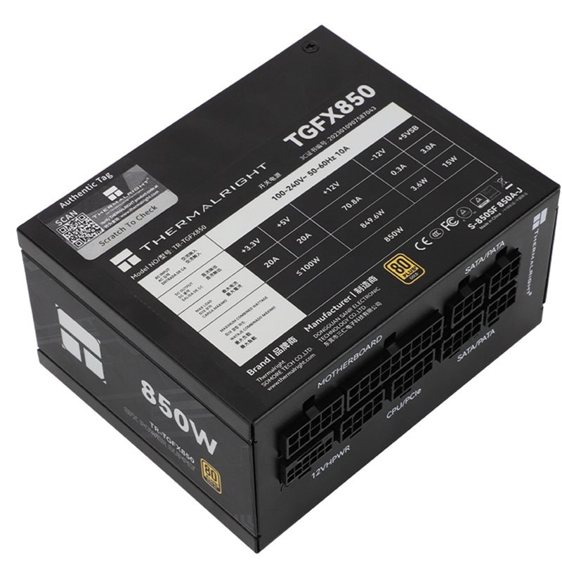 Thermalright TR-TGFX850 SFX Go - Sfx Modular Power Supply 850W Gold 评论和价格