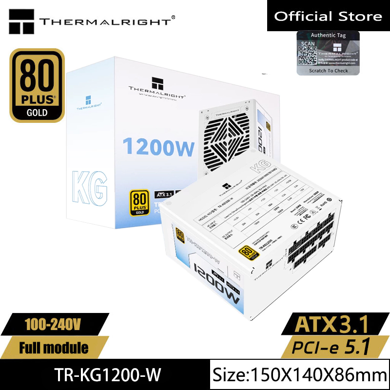Thermalright TR-KG1200-W/1000- - 1000W White Modular Power Supply 评论和价格